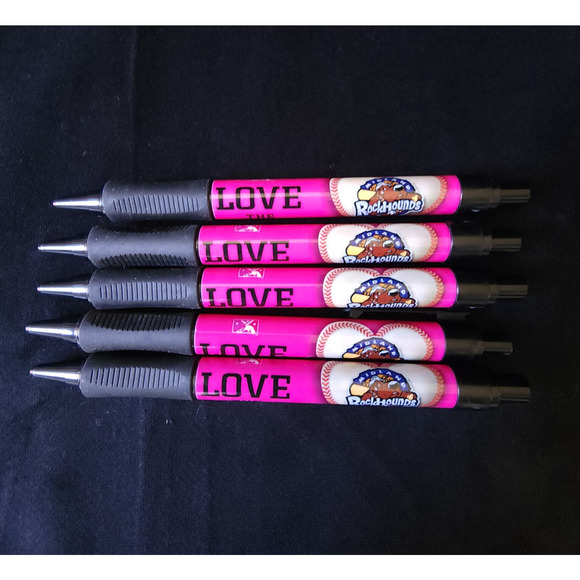 New Baseball Team Midland Rockhounds MiLB Lot of 5 Pack Black Ink Click Pens - Picture 1 of 3